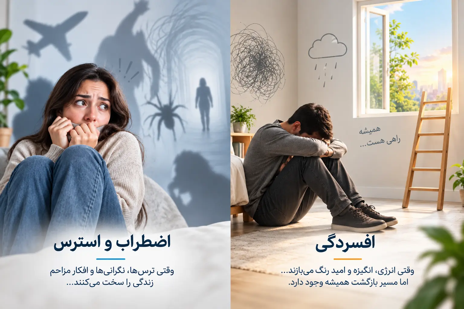 درمان اضطراب و افسردگی